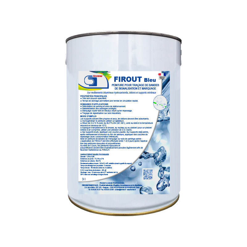 FIROUT BLEU 3 L FIROUT BLEU 3 L