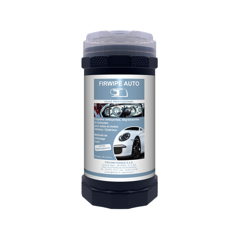 FIRWIPE AUTO Lingette nettoyante autos et motos FIRWIPE AUTO Lingette nettoyante autos et motos